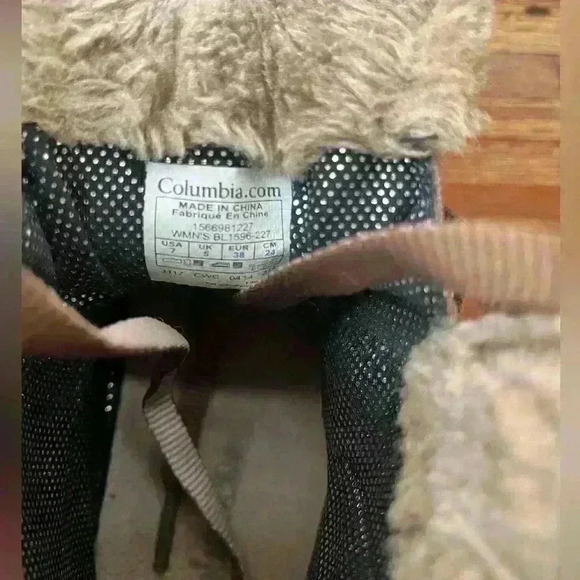 Columbia Powder Summit Shorty Mid Calf Lace Up Winter Boot Size 7, Great shape - Picture 2 of 5